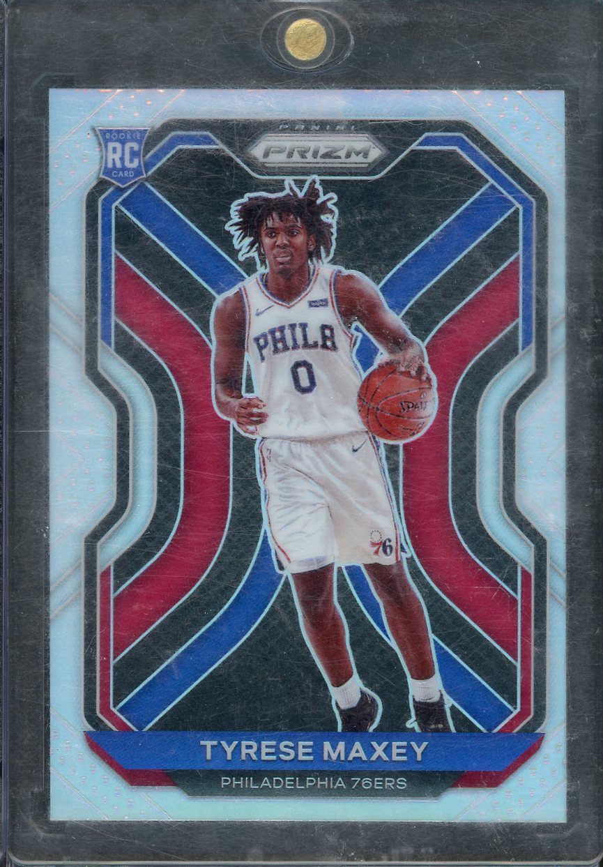 2020 Prizm Tyrese Maxey Silver #256 RC Rookie Sixers