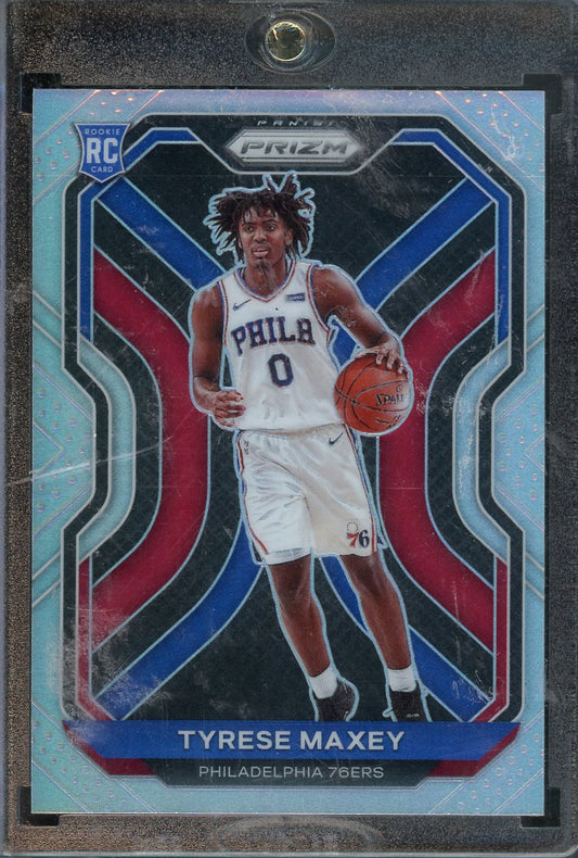 2020 Prizm Tyrese Maxey Silver #256 RC 76ers