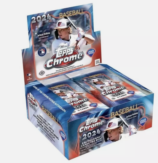 2024 Topps Chrome Update Series Baseball Jumbo Box