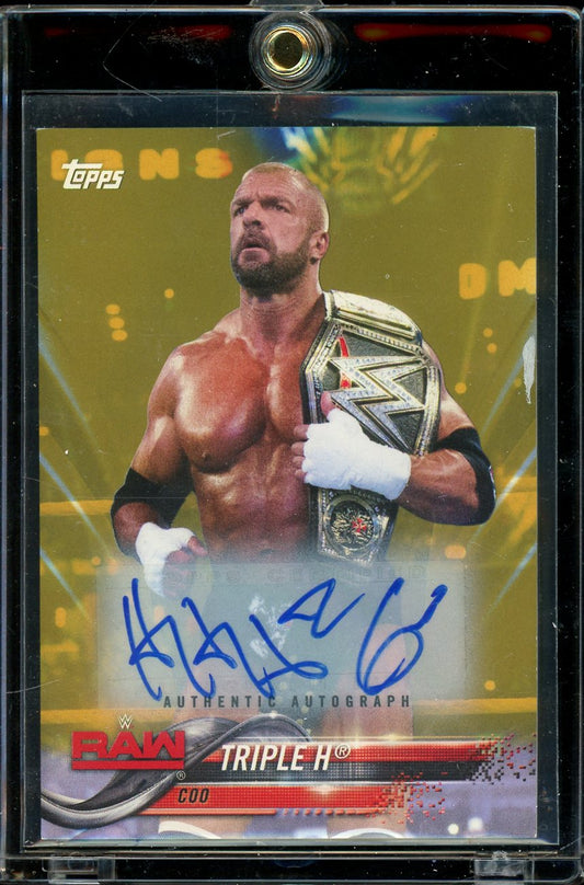 2018 Topps Triple H Gold Auto /10