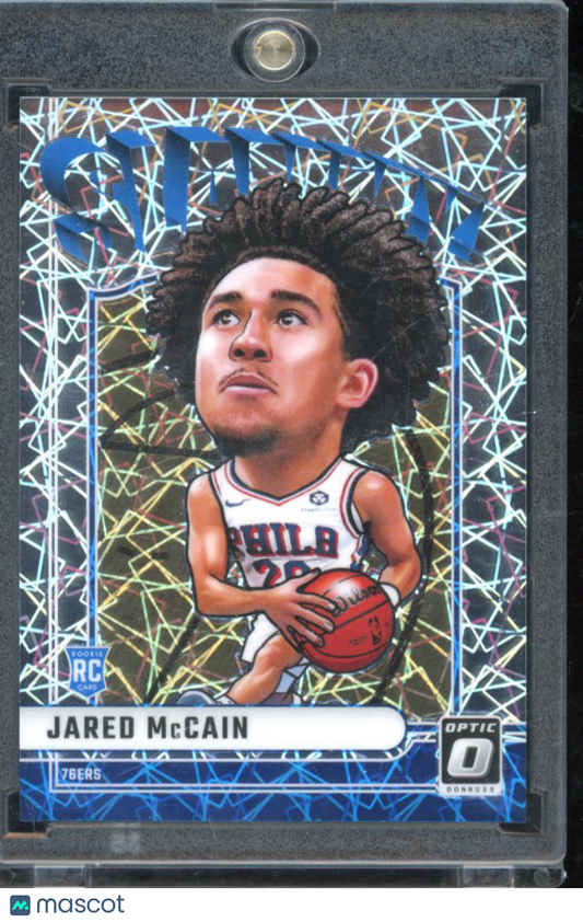 2024-25 Optic Jared Mccain Slammy Rookie Case Hit