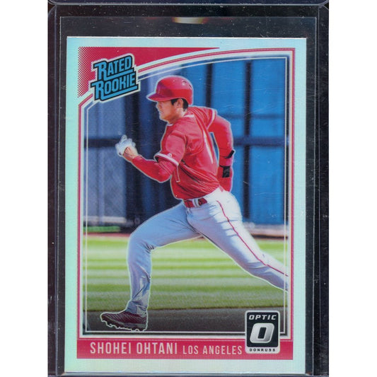 2018 Optic Shohei Ohtani Rated Rookie Holo Running #56 RC