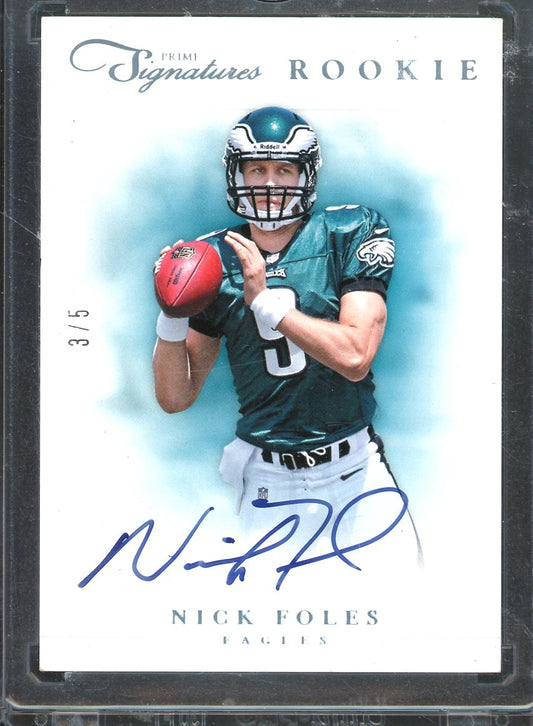 2012 Prime Signatures Nick Foles Auto #263 /5 RC