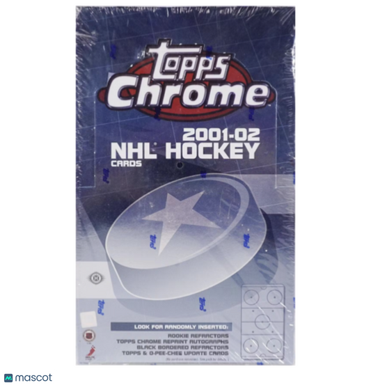 2001-02 Topps Chrome Hockey Hobby Box