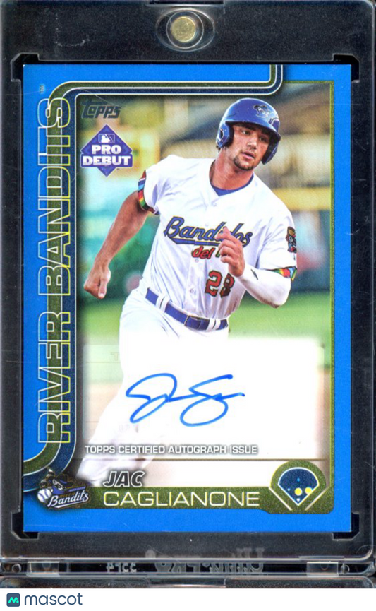 2025 Topps Jac Caglianone Pro Debut Blue Auto /150