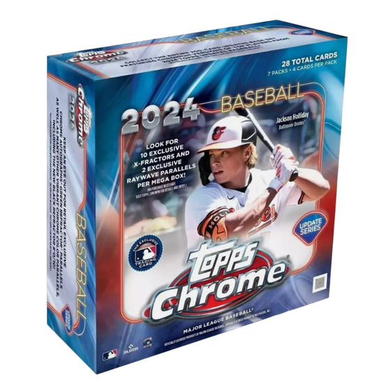 2024 Topps Chrome Update Series Baseball Mega Box