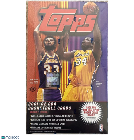 2001-2002 Topps Basketball Hobby Box