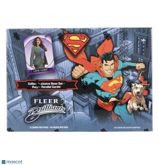 2025 UD Fleer Brilliants Superman Mega Box