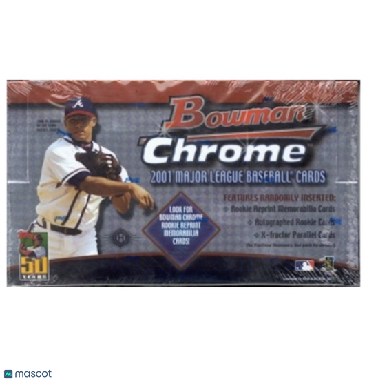 2001 Bowman Chrome Baseball Hobby Box