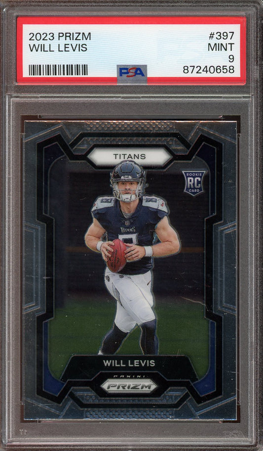 2023 Prizm Will Levis #397 PSA 9 RC