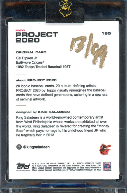 2020 Topps Project 2020 Cal Ripken King Saladeen /99