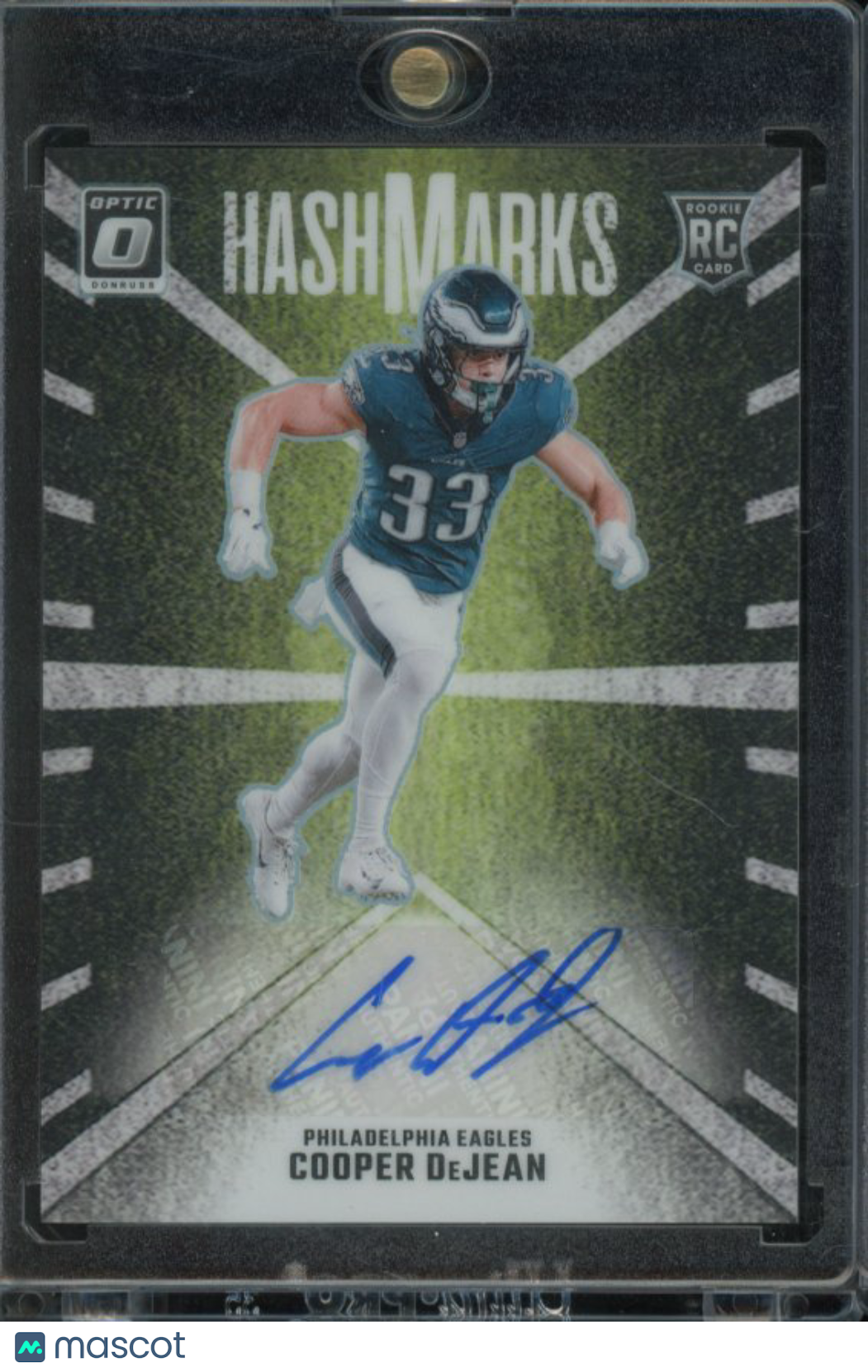 2024 Optic Cooper Dejean Hash Marks Rookie Auto