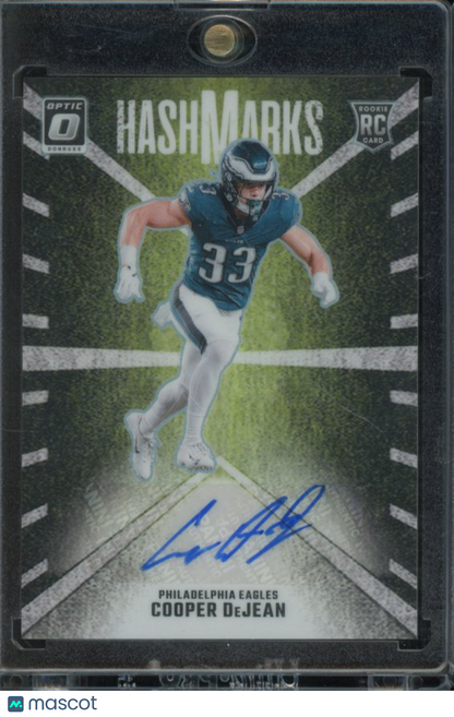 2024 Optic Cooper Dejean Hash Marks Rookie Auto