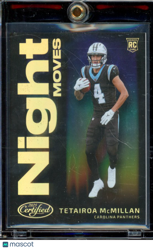 2025 Certified Tetairoa Mcmillan Night Moves Case Hit Rookie