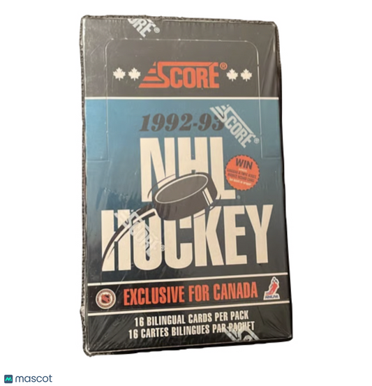 1992-93 Score Hockey Bilingual Canada Exclusive Hobby Box