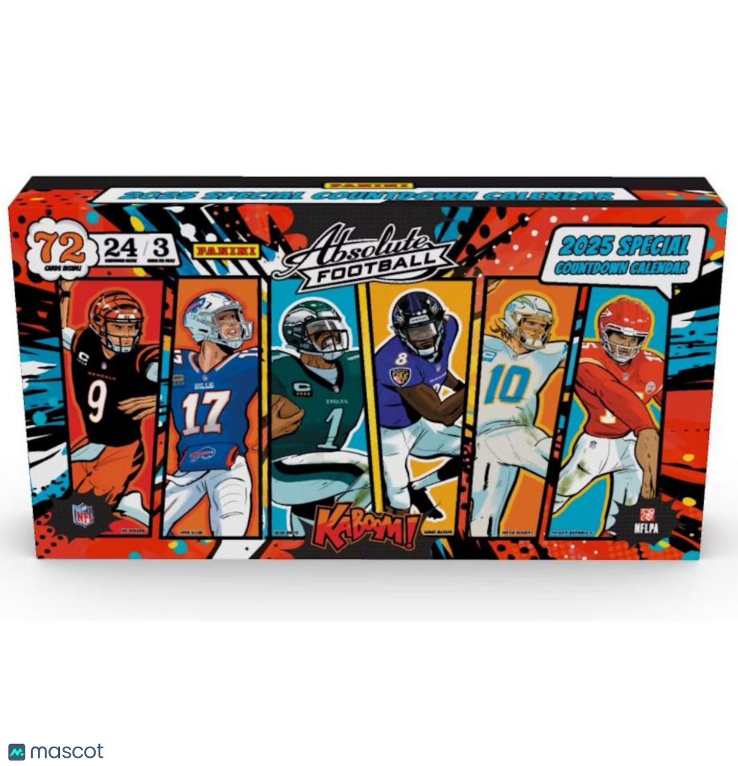 2025 Panini Absolute Football Countdown Calendar Box