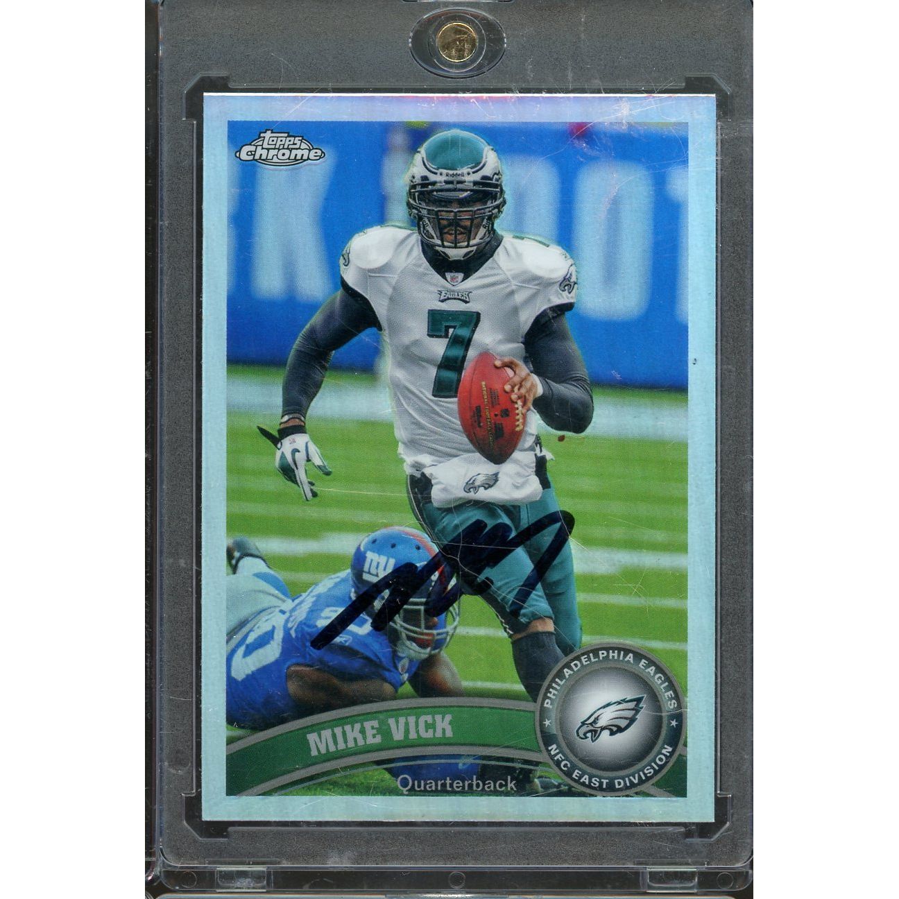 2011 Topps Chrome Michael Vick Refractor #70 IP Auto