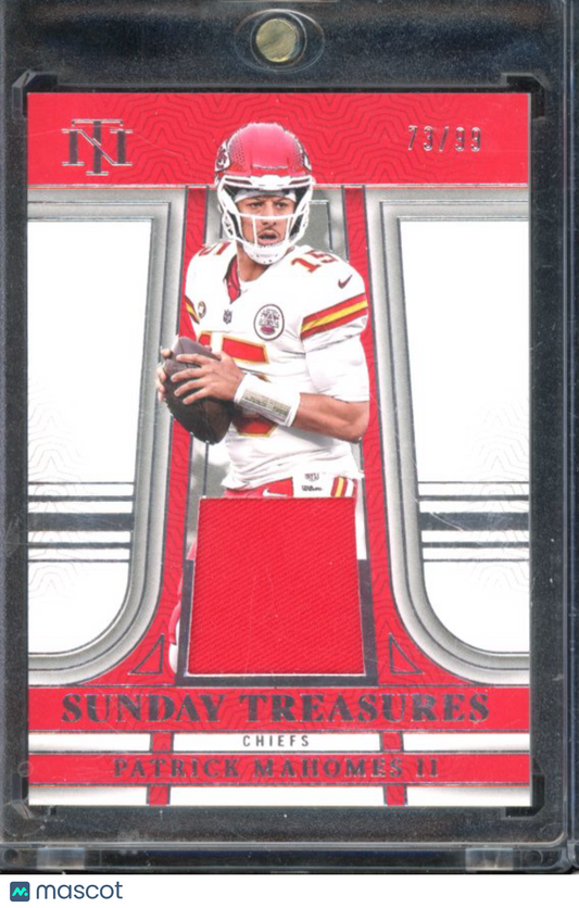2023 National Treasures Patrick Mahomes Patch /99