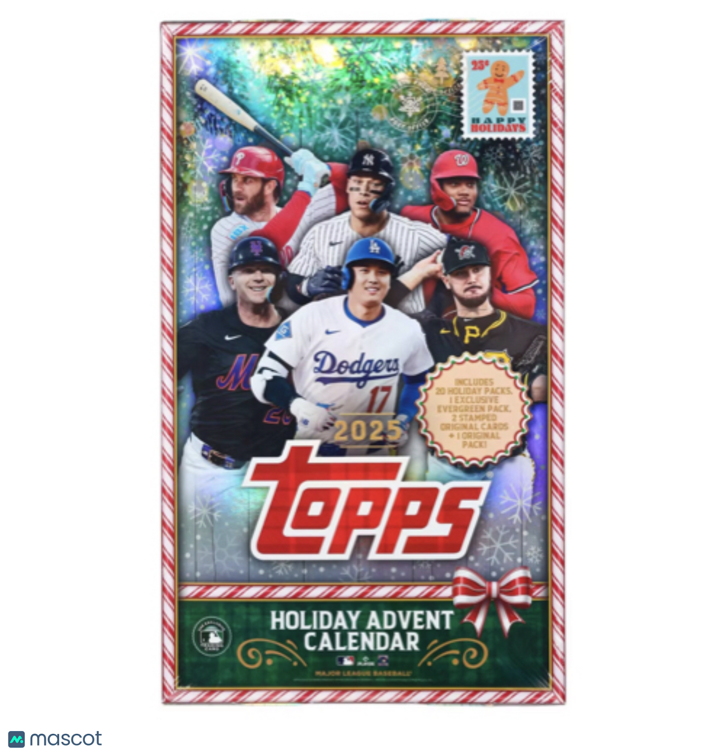2025 Topps Holiday Baseball Advent Calendar