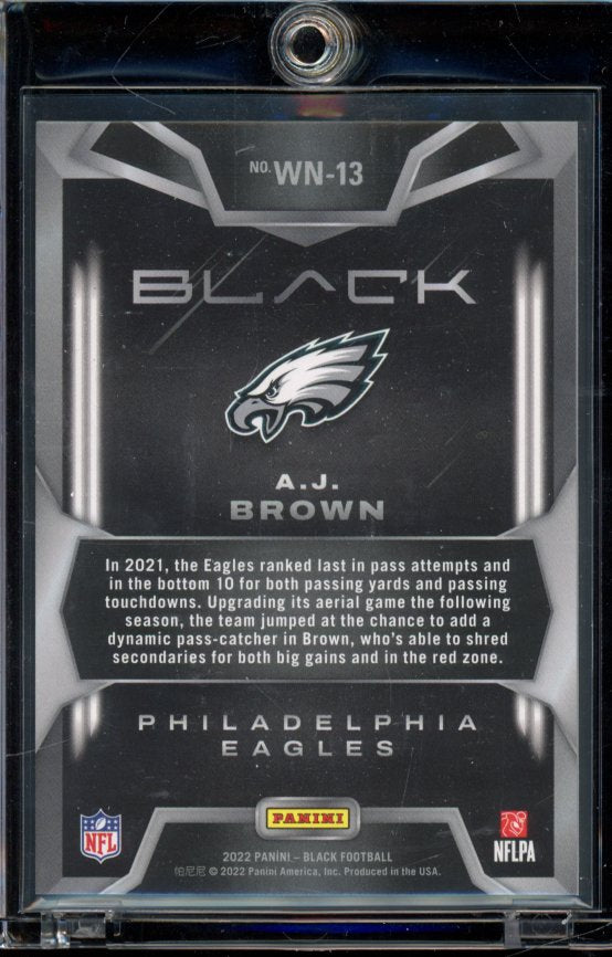 2022 Panini Black A.J. Brown White Night Sp