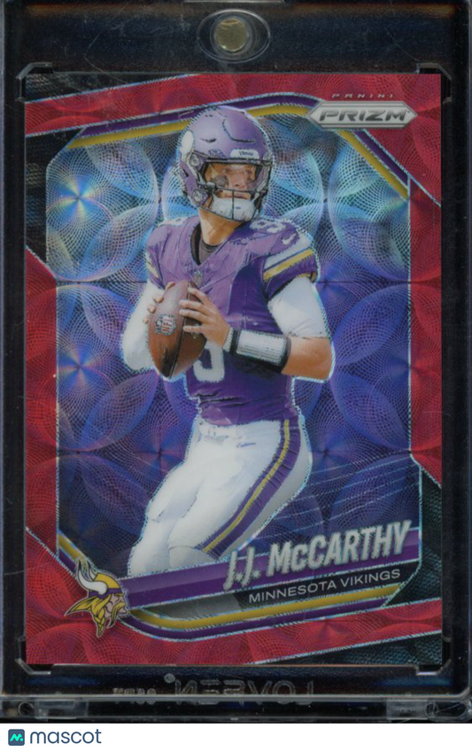2025 Prizm JJ Mccarthy Red Choice /20