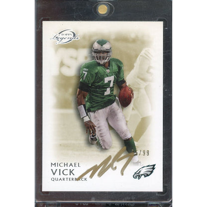 2011 Topps Legends Michael Vick #83 /99 IP Auto