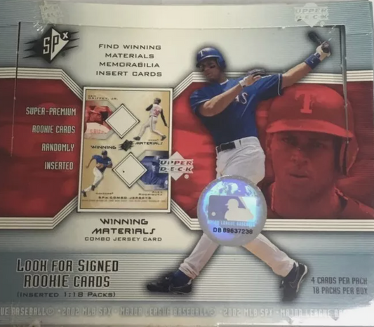 2002 SPx Baseball Hobby Box