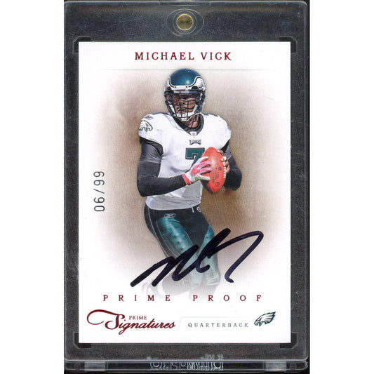 2012 Prime Signatures Michael Vick #126 /99 IP Auto