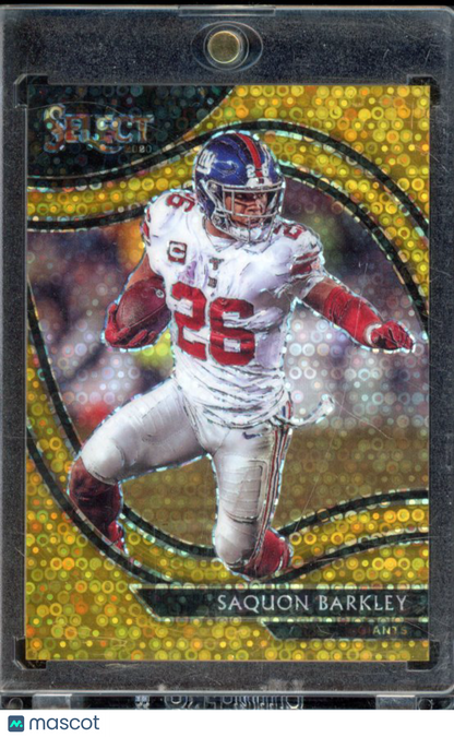 2020 Select Saquon Barkley Gold Disco Field Level /10