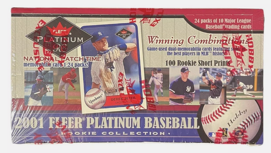 2001 Fleer Platinum Rookie Collection Baseball Hobby Box