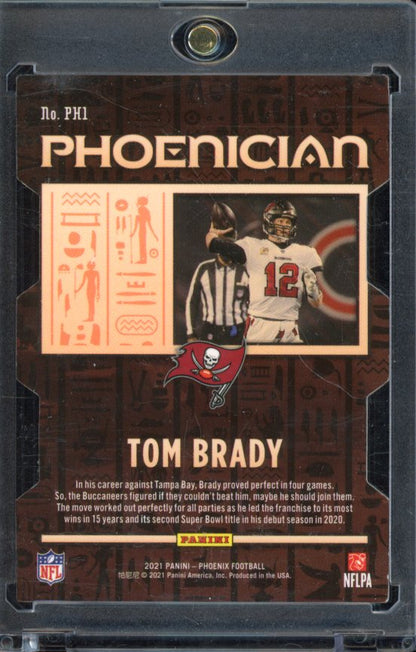 2021 Phoenix Tom Brady Pheonician Die Cut Case Hit