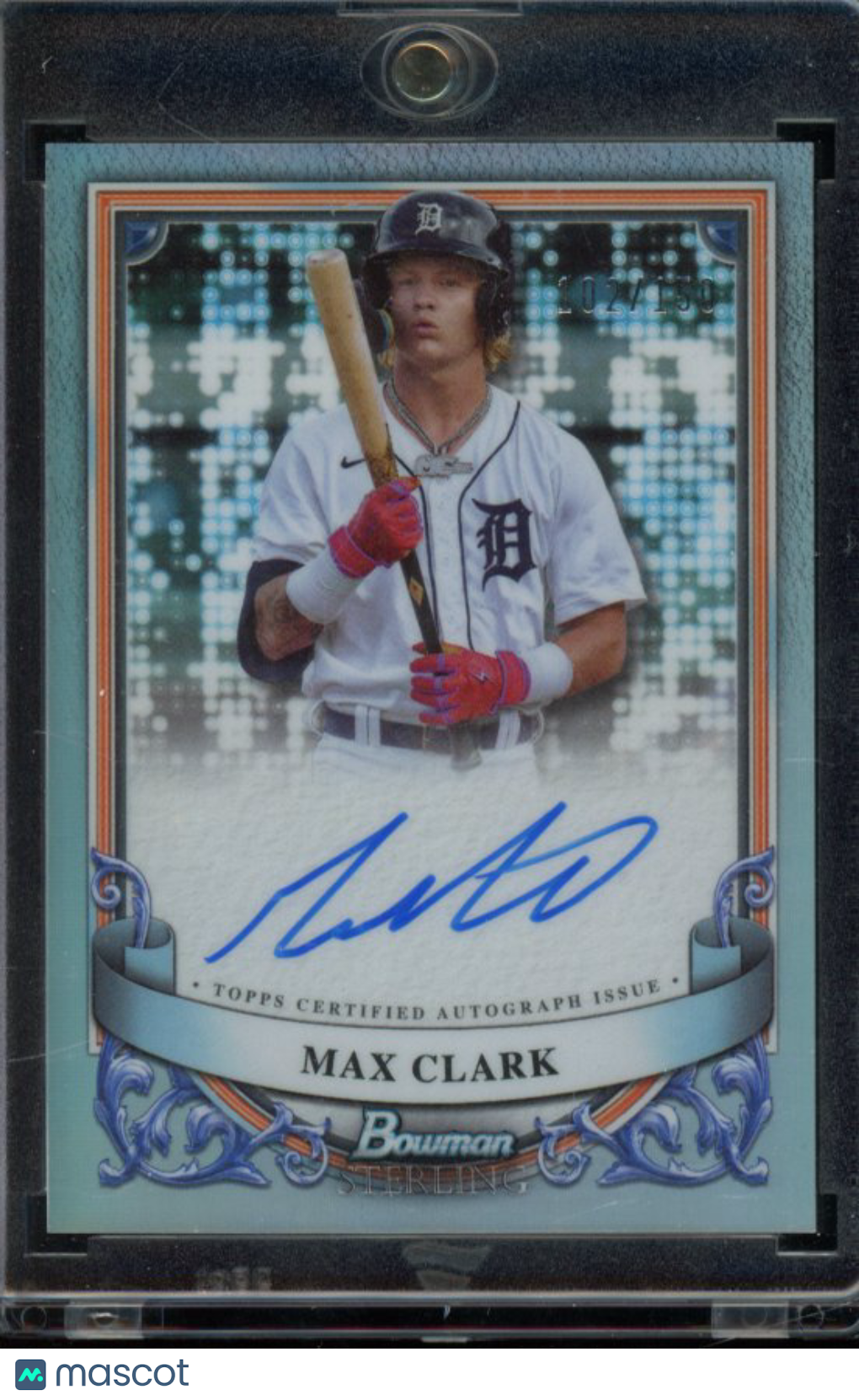 2024 Bowman Sterling Max Clark Refractor Auto /150