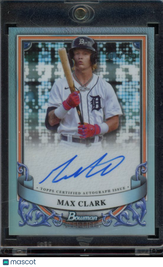 2024 Bowman Sterling Max Clark Refractor Auto /150