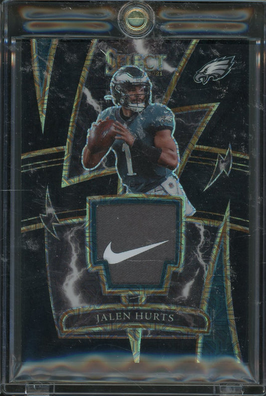 2021 Select Jalen Hurts Sparks Black Finite Nike Logo 1/1