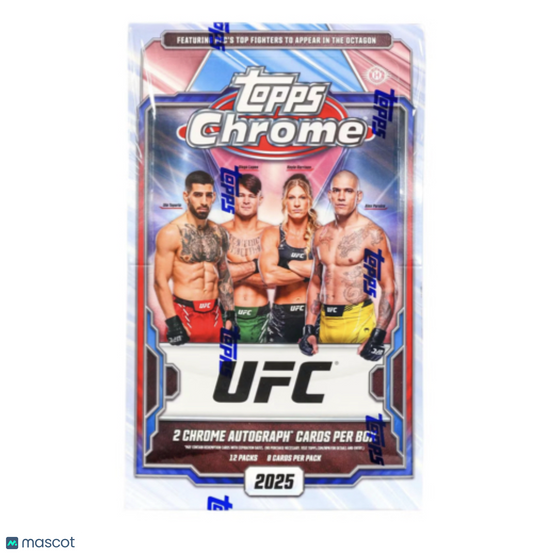 2025 Topps UFC Chrome Hobby Box