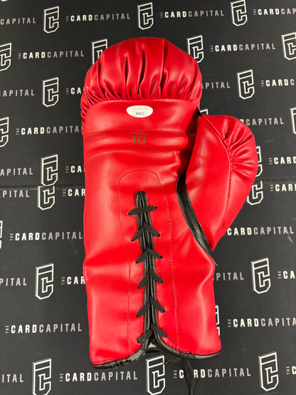Dr. Rubin Hurricane Carter Signed Boxing Glove JSA