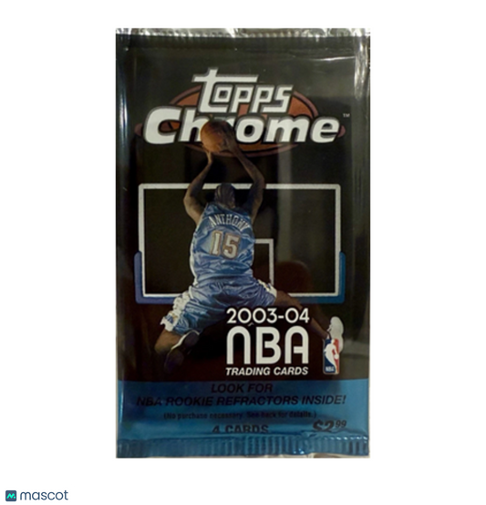 2003-04 Topps Chrome Basketball Hobby Pack