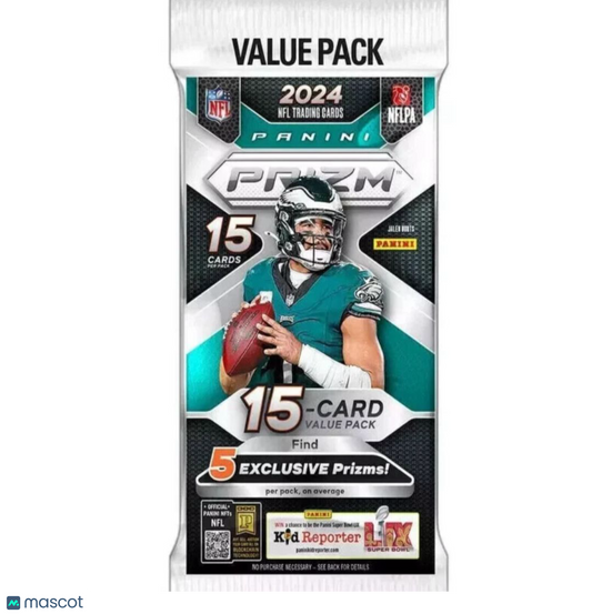 2024 Panini Prizm NFL Football Factory Cello Fat Pack