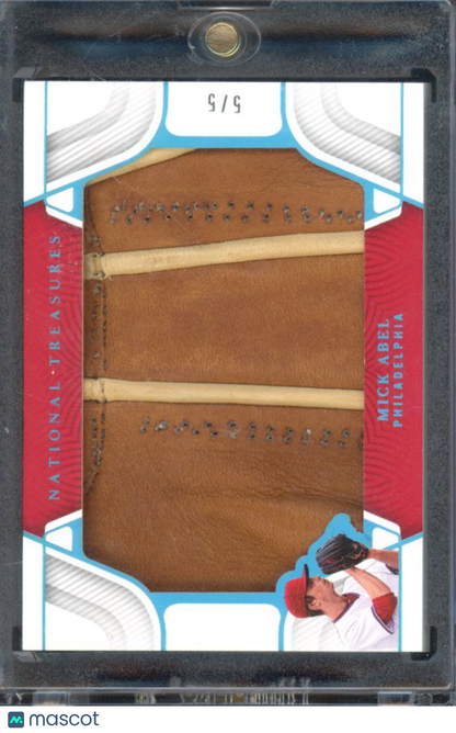 2023 National Treasures Mick Abel Glove Patch 5/5