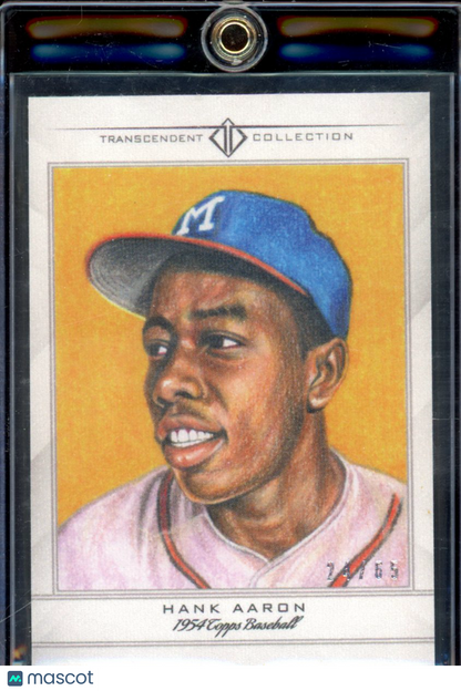 2016 Transcendent Hank Aaron Sketch 24/65