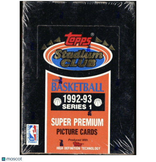 1992-93 Topps Stadium Club Series 1 Basketball Box