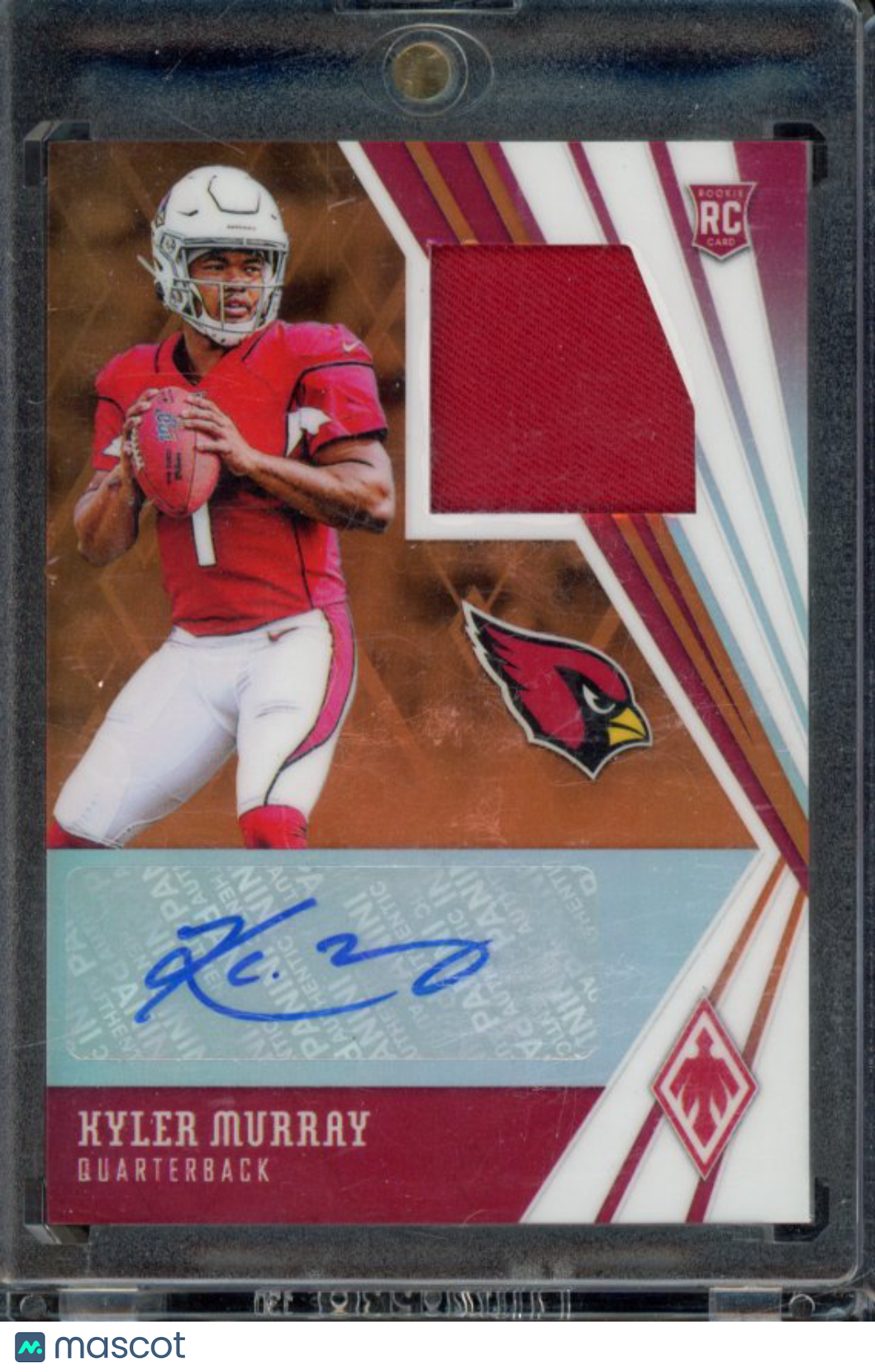 2019 Phoenix Kyler Murray Rookie Patch Auto Orange /35