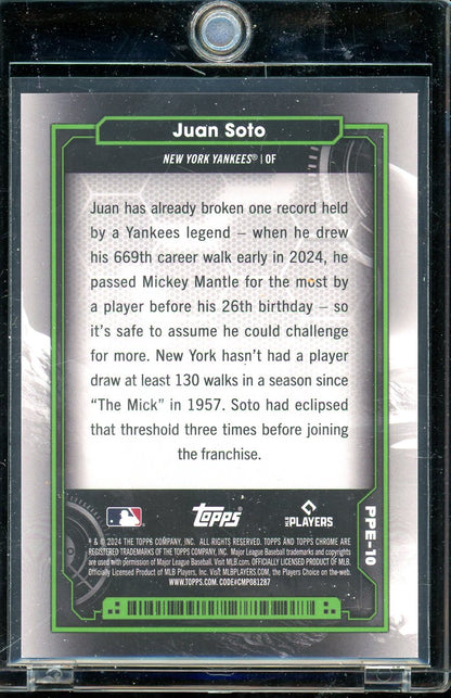 2024 Cosmic Chrome Juan Soto Earth Planetary Pursuit