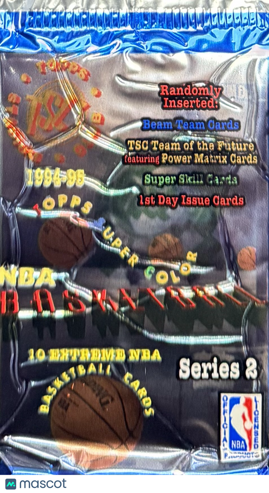 1994-95 Topps Stadium Club Series 2 Basketball Pack