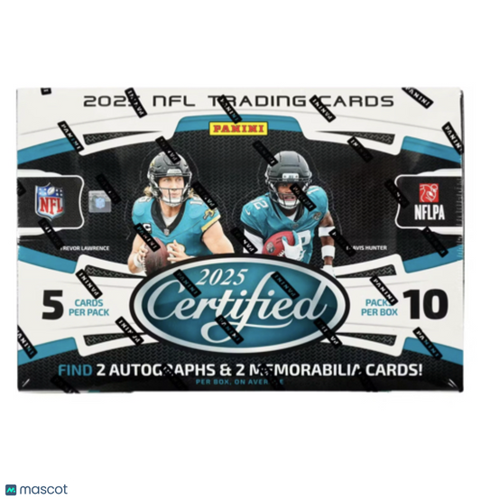 2025 Panini Certified Football Hobby Box