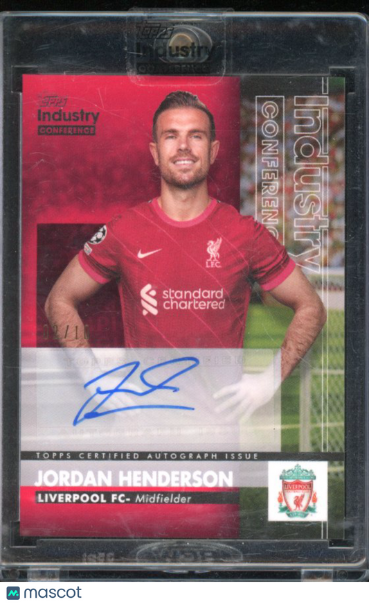 2022 Topps Industry Confrence Jordan Henderson Auto /10