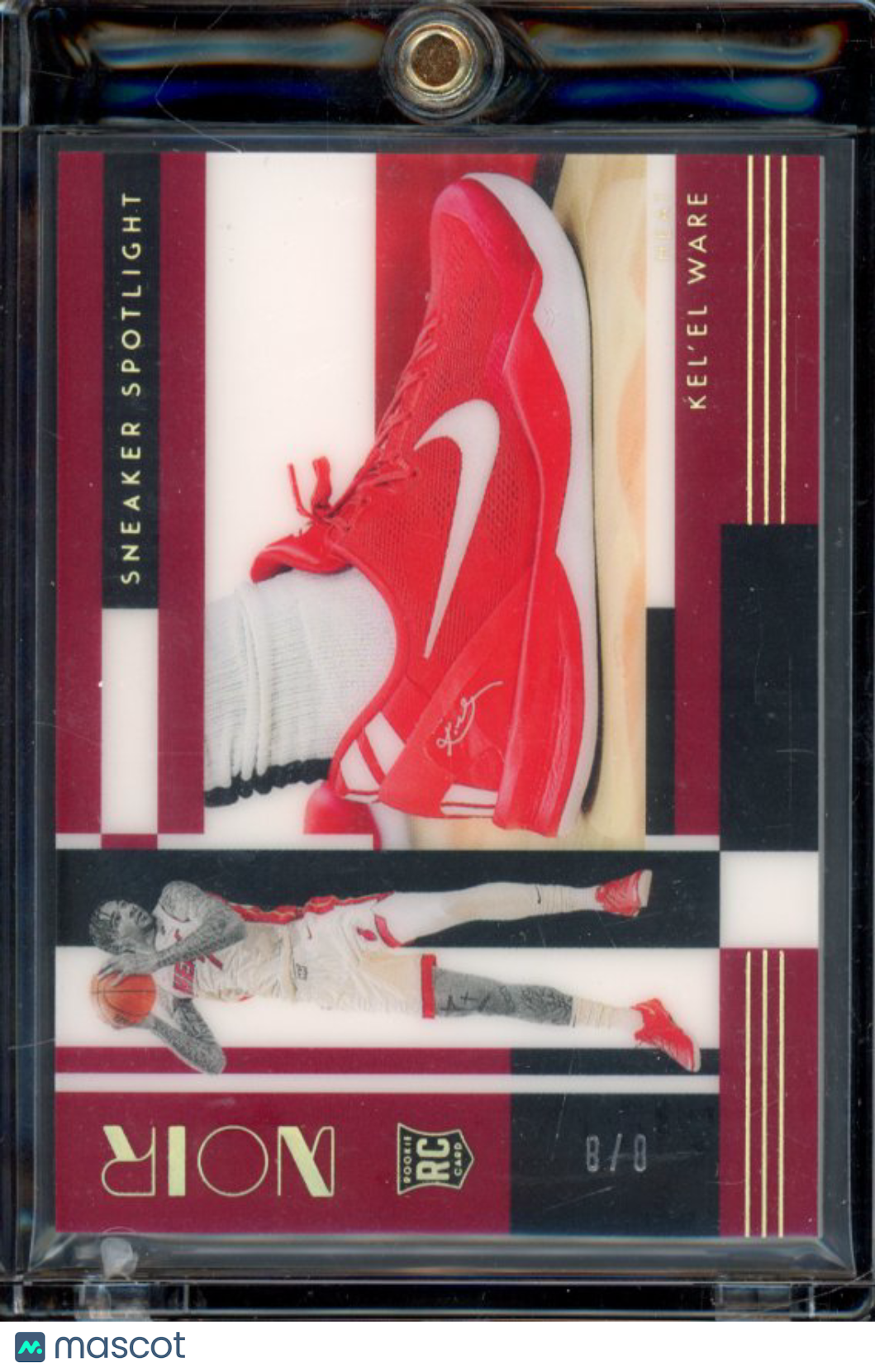 2024-25 Noir Sneaker Spotlight Kel'el Ware Rookie 8/8