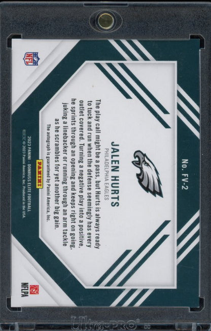 2023 Elite Jalen Hurts Field Vision Auto /10