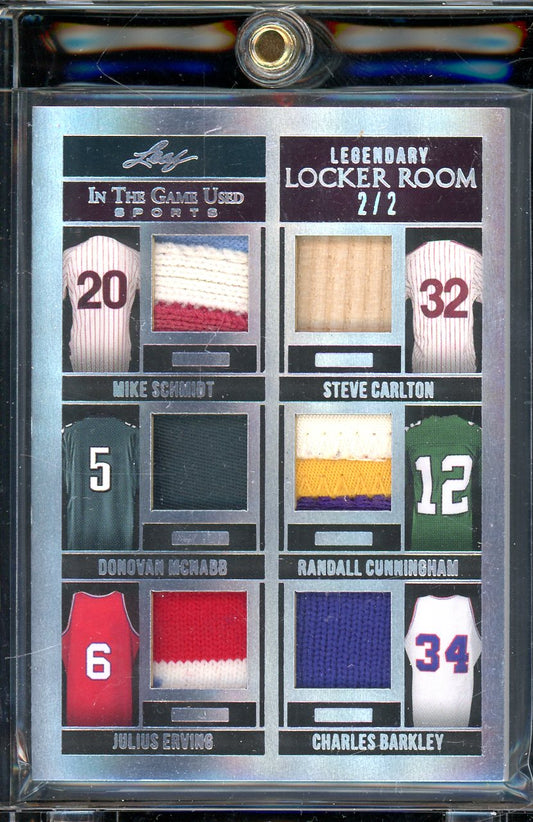 22 Leaf Locker Room GU Schmidt McNabb Carlton Cunningham Erving Barkley 2/2