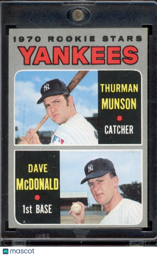 1970 Topps Thurman Munson Rookie Stars